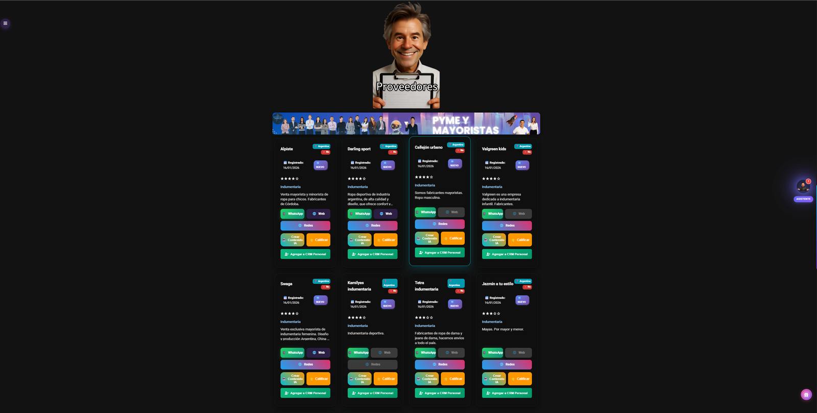 Dashboard Principal